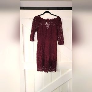 Soieblu Burgundy Lace dress